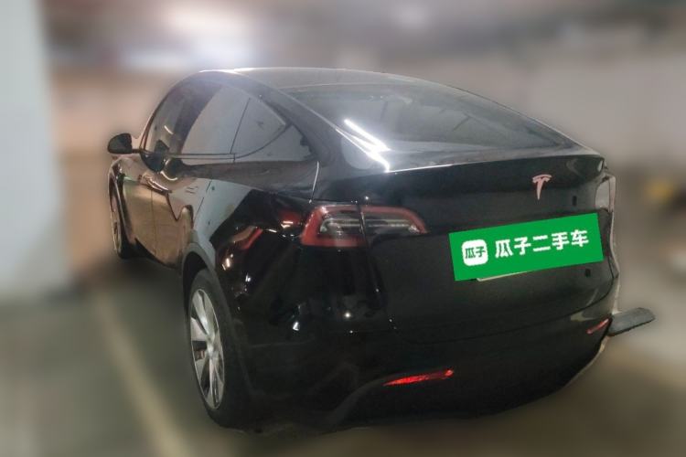 Used Tesla Model Y 2021 Standard Range Rear-Wheel Drive Version Rear Left 45 Deg