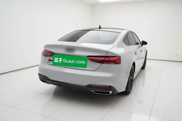 Used Audi A5 2021 Sportback 40 TFSI Fashionable and Dynamic Model Rear Right 45 Deg
