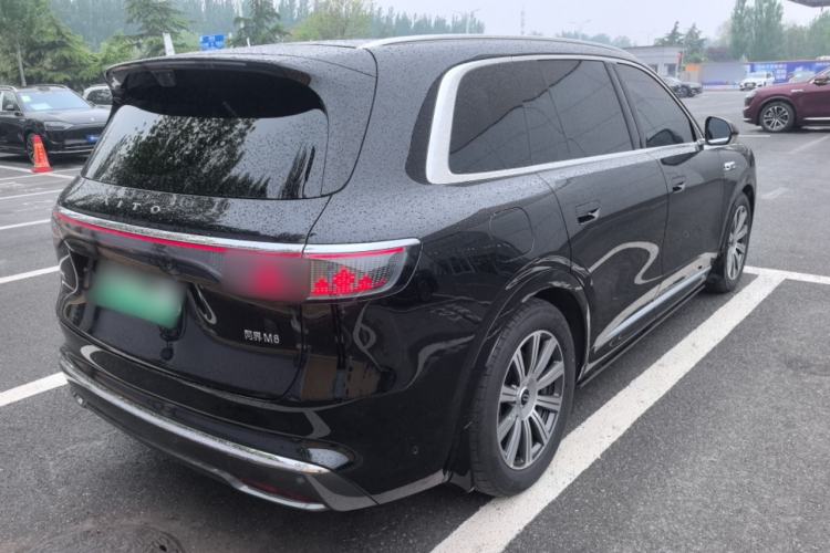 Used Hima AITO M8 2025 Extended-Range Max+ Version 53.4 kWh 6-Seater Edition Rear Right 45 Deg