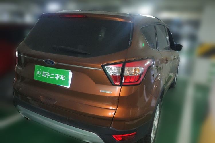 Used Ford Kuga 2017 EcoBoost 180 Two-Wheel-Drive Elite Trim Rear Right 45 Deg