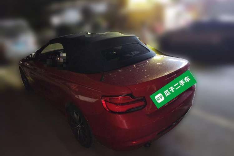 Used BMW 2 Series 2018 220i Convertible Coupe Sports Design Package Rear Left 45 Deg