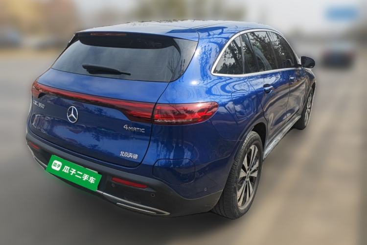 Used Mercedes-Benz EQC 2021 EQC 350 4MATIC Rear Right 45 Deg