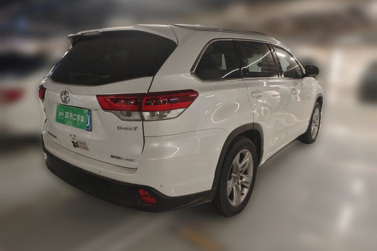 Used Toyota Highlander 2021 2.0T Four-Wheel Drive Luxury Edition 7 Seats Rear Right 45 Deg