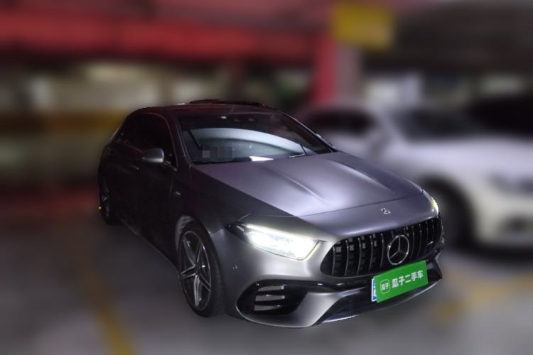 Used Mercedes-Benz A AMG 2020 Facelift AMG A 45 4MATIC+ Front Right 45 Deg