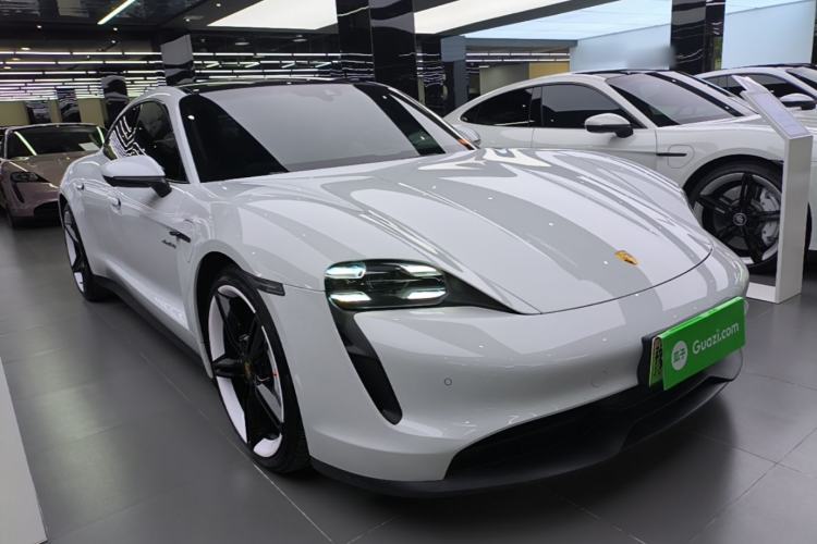 Used Porsche Taycan 2022-Year Updated Taycan Front Right 45 Deg