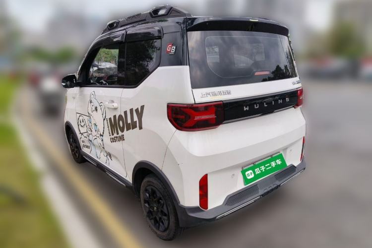Used Wuling Hongguang MINIEV 2022 GAMEBOY 300km Play Edition Lithium Iron Phosphate Rear Left 45 Deg