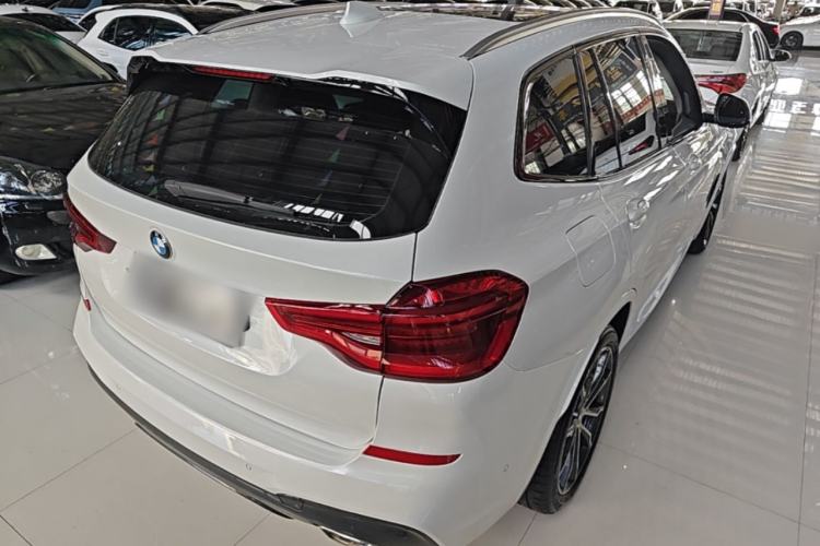 Used BMW X3 2020 xDrive30i Luxury Model with M Sport Package Rear Right 45 Deg