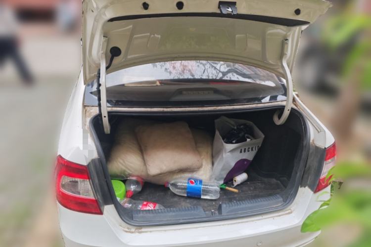 Used Skoda Rapid 2013 1.4L Manual Enjoyment Model Trunk