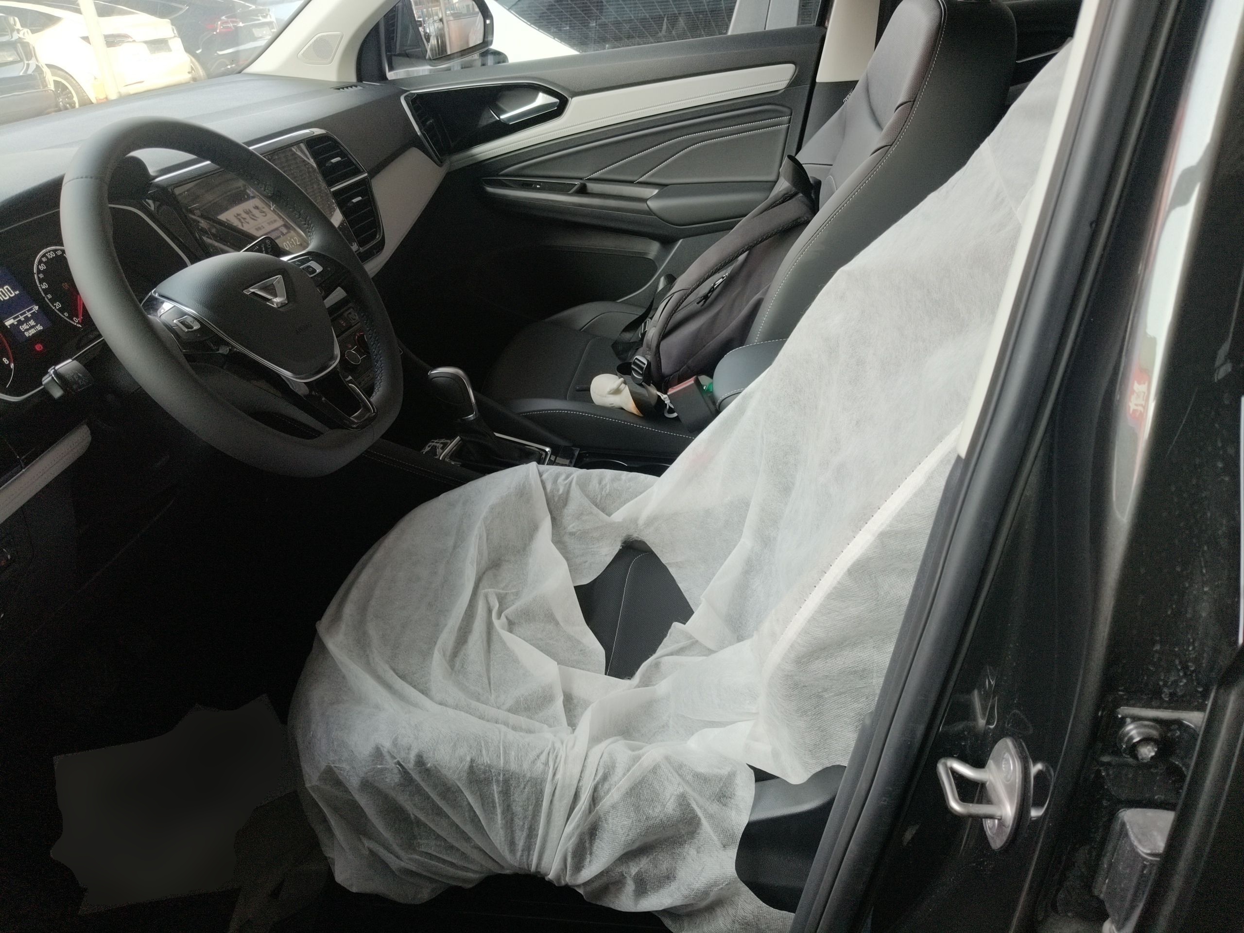 Переднее сиденье в автомобиле