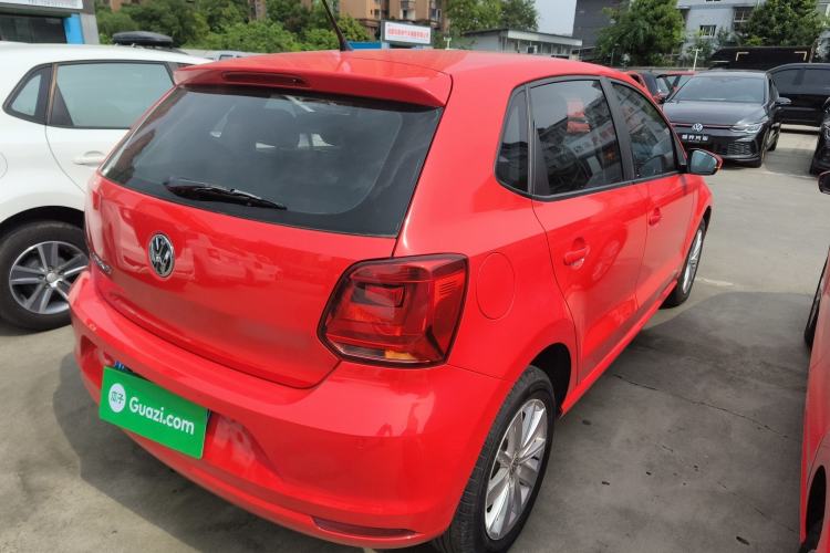 Used Volkswagen Polo 2014 1.6L Automatic Comfort Edition Rear Right 45 Deg
