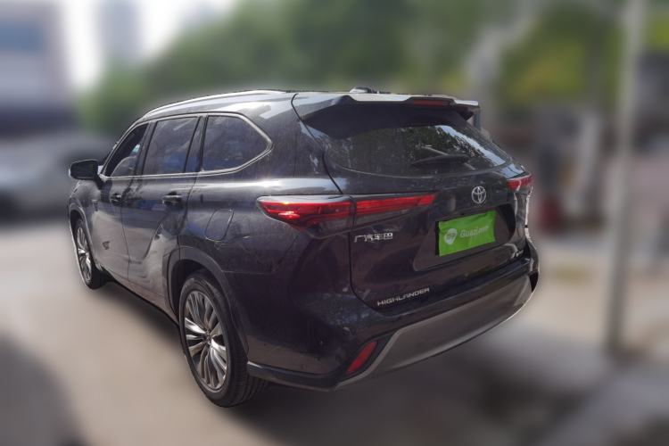 Used Toyota Highlander 2022 Dual-Engine 2.5L Four-Wheel Drive Luxury Edition 7 Seats Rear Left 45 Deg