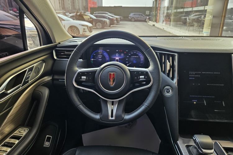 Used Hongqi HS7 PHEV 2024 2.0T PHEV Four-Wheel Drive Flagship Edition 6 Seats Steering Wheel