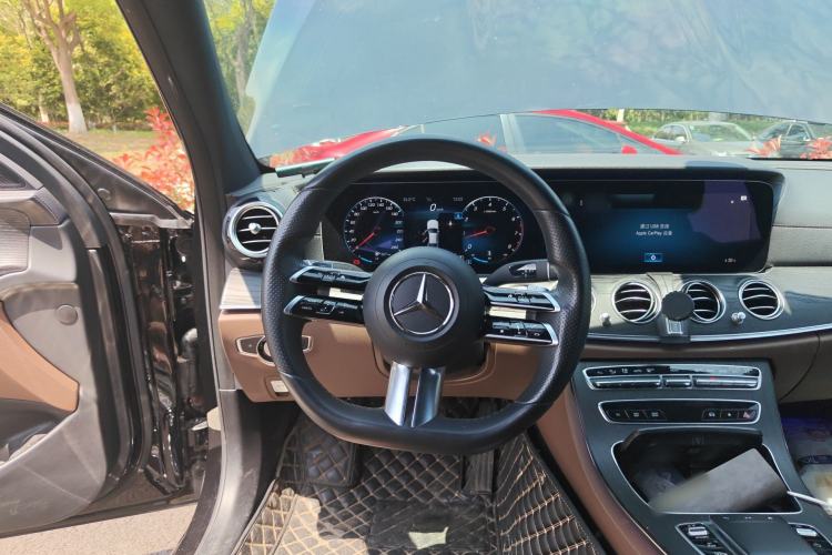 Used Mercedes-Benz E-Class 2021 E 300 L Sporty and Stylish Model Steering Wheel