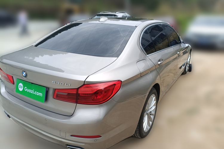 Used BMW 5 Series 2019 Facelifted 530Li Leading Edition Luxury Package Rear Right 45 Deg