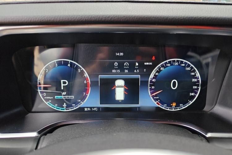 Used BAIC Off-Road BJ40 2022 2.0T Automatic Four-Wheel Drive Business Edition Instrument Cluster