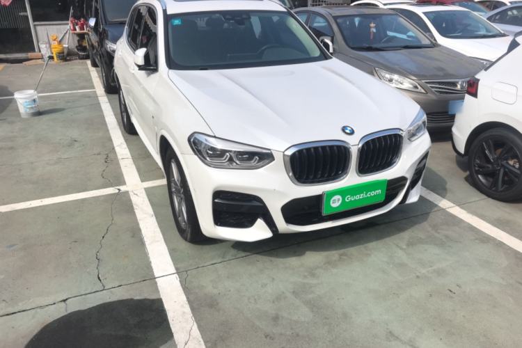 Used BMW X3 2020 xDrive25i M Sport Package Front Right 45 Deg