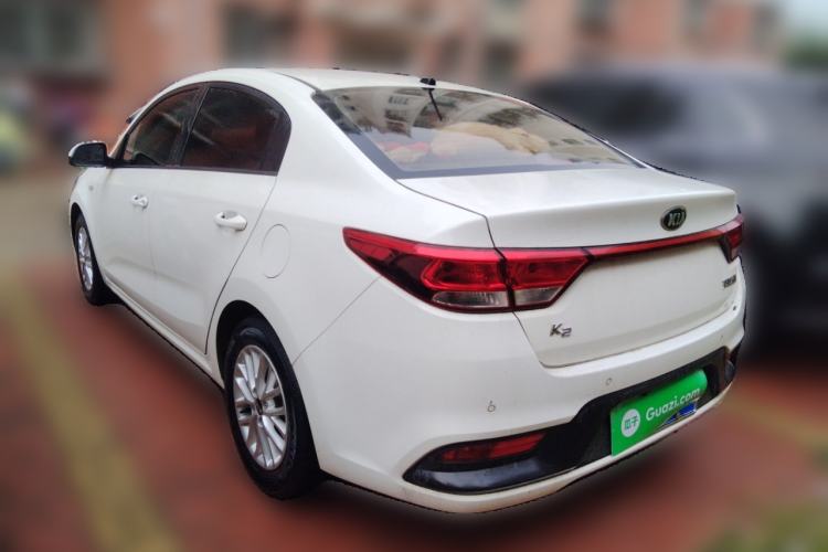 Used Kia K2 2017 Sedan 1.4L Manual Transmission GLS Rear Left 45 Deg