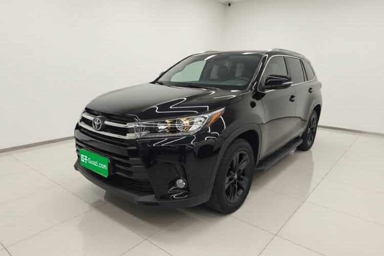 Used Toyota Highlander 2018 2.0T Four-Wheel Drive Knight Edition 7 Seats China VI Standard Front Left 45 Deg