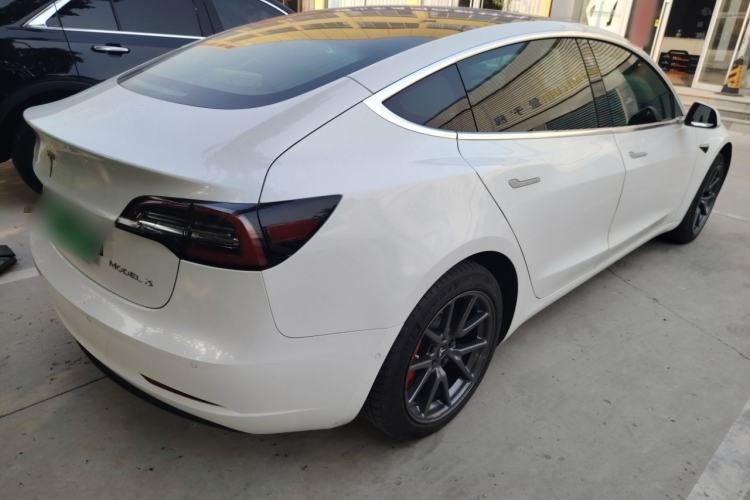 Used Tesla Model 3 2020 Standard Range Rear-Wheel Drive Upgraded Version Rear Right 45 Deg