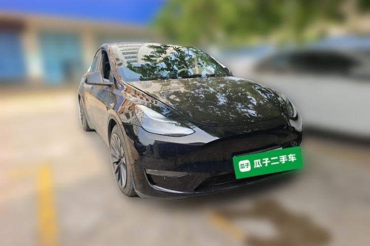 Used Tesla Model Y 2021 Performance High-Performance All-Wheel-Drive Version Front Right 45 Deg