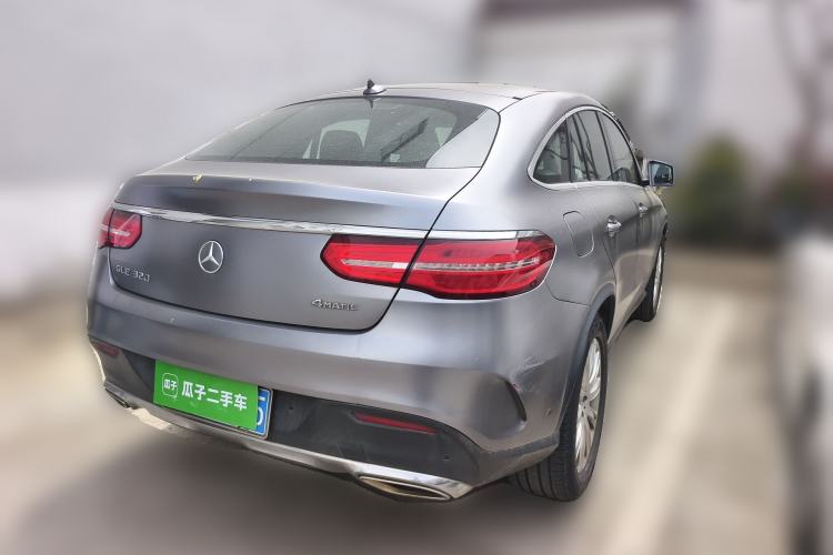 Used Mercedes-Benz GLE Coupe 2017 GLE 320 4MATIC Coupe SUV Rear Right 45 Deg