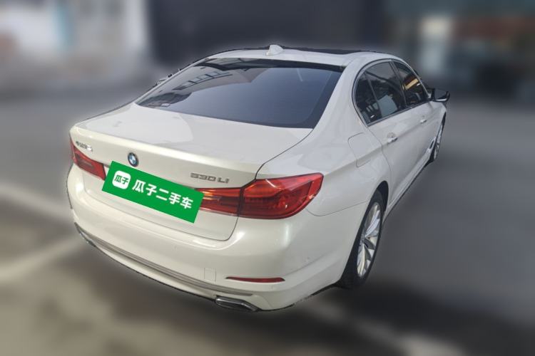 Used BMW 5 Series 2018 Revised Version 530Li Leading Edition Luxury Package Rear Right 45 Deg