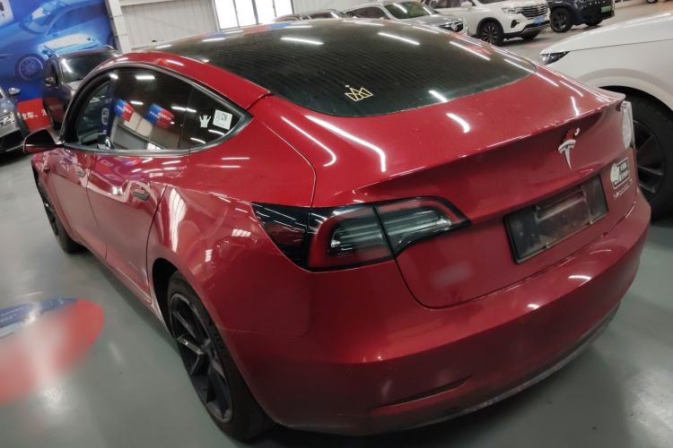 Used Tesla Model 3 2022 Rear-Wheel-Drive Version Rear Left 45 Deg