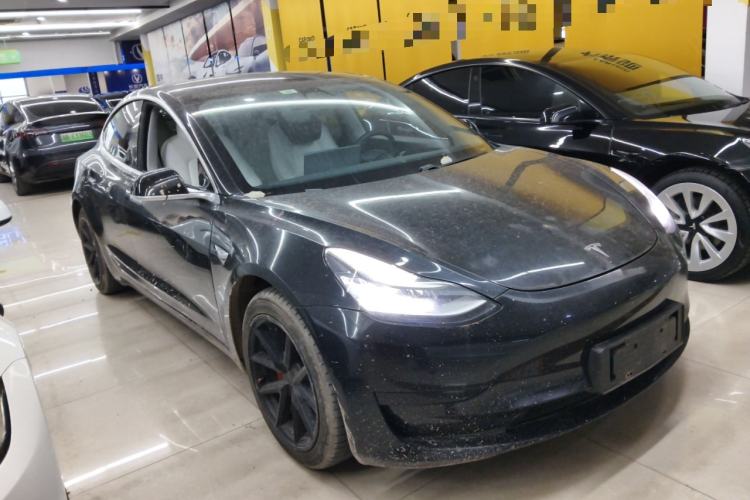Used Tesla Model 3 2020 Standard Range Rear-Wheel Drive Upgraded Version Front Right 45 Deg