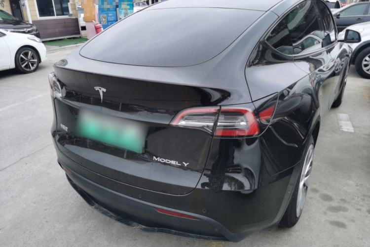 Used Tesla Model Y 2022 Revised Version Long-Range All-Wheel Drive Rear Right 45 Deg
