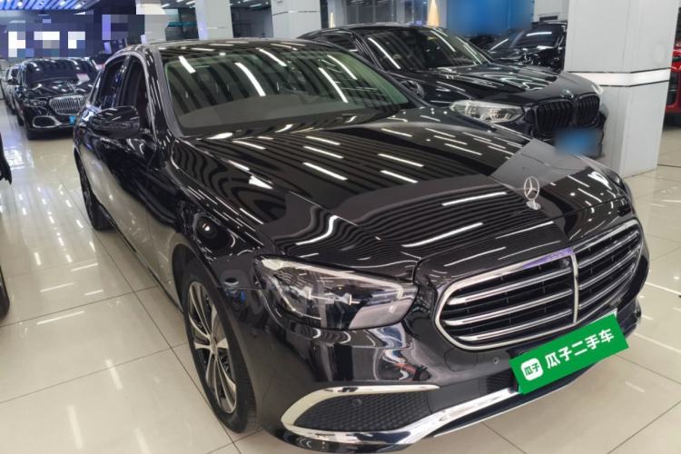 Used Mercedes-Benz E-Class New Energy 2022 Restyled E 350 e L Plug-in Hybrid Sedan Front Right 45 Deg