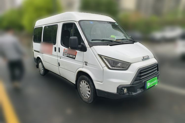 Used JMC Transit 2017 2.8T Commercial Version Short Wheelbase Mid-Roof 6/7/8-Seater JX493 Front Right 45 Deg