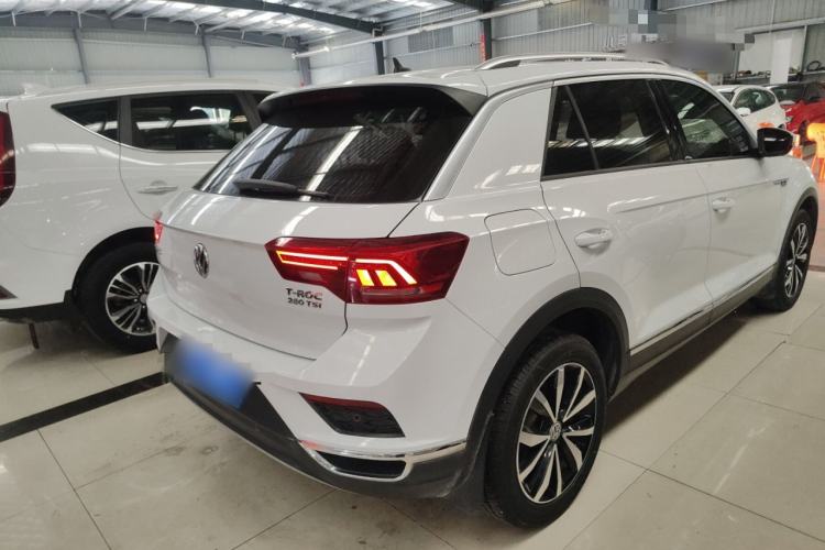 Used Volkswagen T-ROC 2018 280TSI DSG Two-Wheel-Drive Comfort Version China V Standard Rear Right 45 Deg