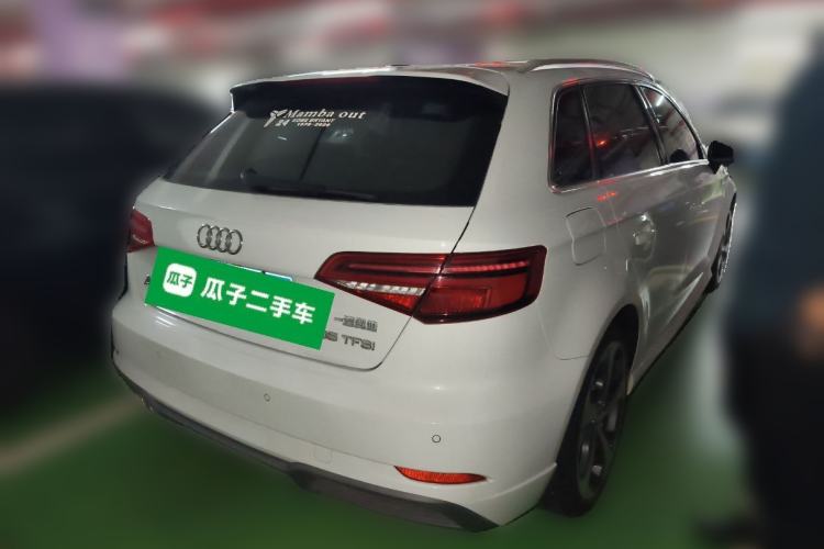 Used Audi A3 2020 Sportback 35 TFSI Sporty Model China VI Rear Right 45 Deg