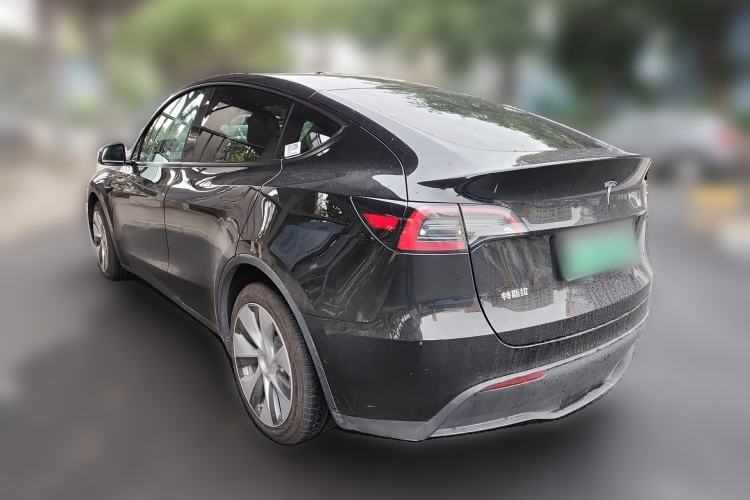 Used Tesla Model Y 2021 Standard Range Rear-Wheel Drive Version Rear Left 45 Deg