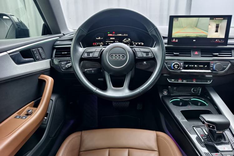 Used Audi A5 2021 Coupe 40 TFSI Fashionable and Dynamic Model Steering Wheel