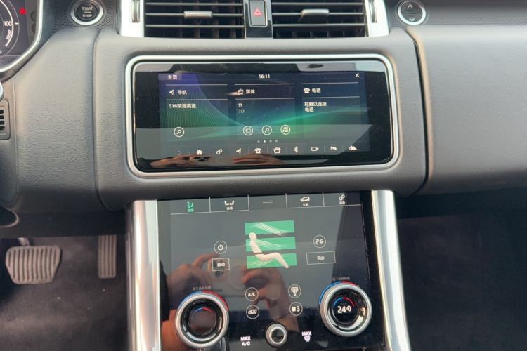 Used Land Rover Range SportNew Energy 2018 P400e Audio And AC Panel