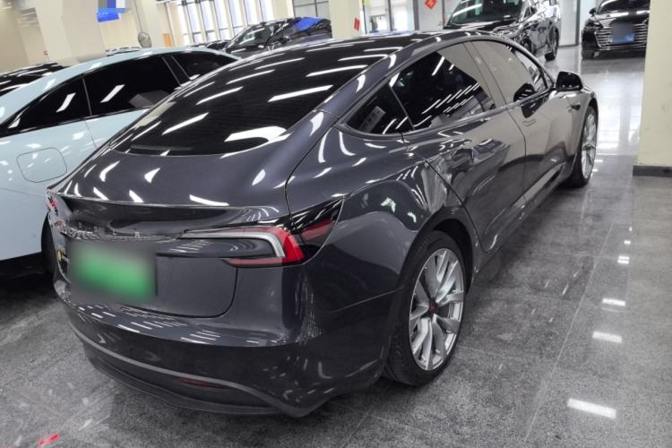 Used Tesla Model 3 2023 Rear-Wheel-Drive Version Rear Right 45 Deg