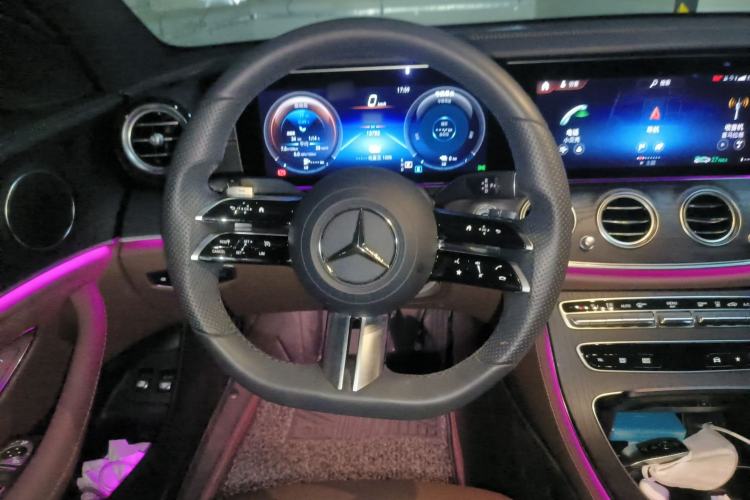 Used Mercedes-Benz E-Class New Energy 2021 E 350 e L Plug-in Hybrid Sports Sedan
