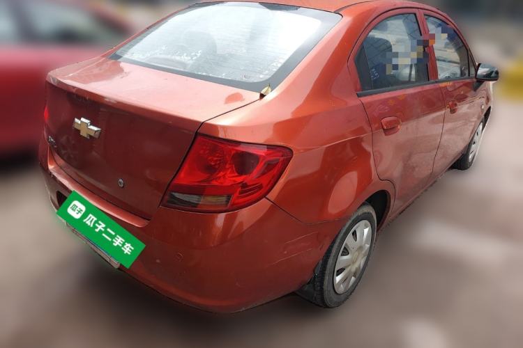 Used Chevrolet Sail 2013 Sedan 1.4L Manual Elegance Edition Rear Right 45 Deg