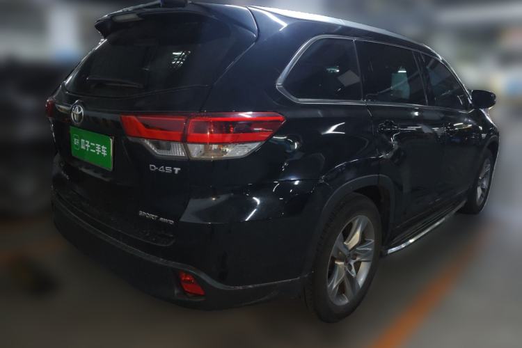 Used Toyota Highlander 2018 2.0T Four-Wheel Drive Luxury Edition 7 Seats China V Emission Standard Rear Right 45 Deg