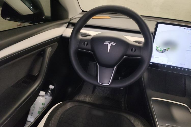 Used Tesla Model Y 2021 Standard Range Rear-Wheel Drive Version Steering Wheel