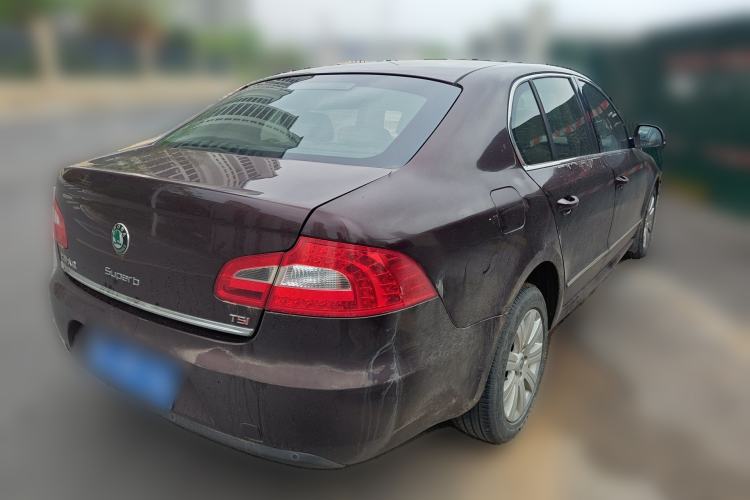 Used Skoda Superb 2009 1.8TSI Automatic Prestige Edition Rear Right 45 Deg