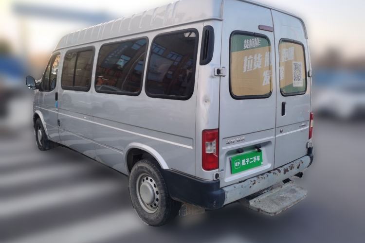 Used JMC Transit 2019 2.8T Commercial Version Long Wheelbase Mid-Roof 6-Seater Rear Single Tire China VI Emission Standard – JX493
