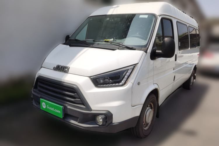 Used JMC Transit 2019 2.8T Commercial Version Long Wheelbase Mid-Roof 6-Seater Rear Single Tire China VI Emission Standard – JX493