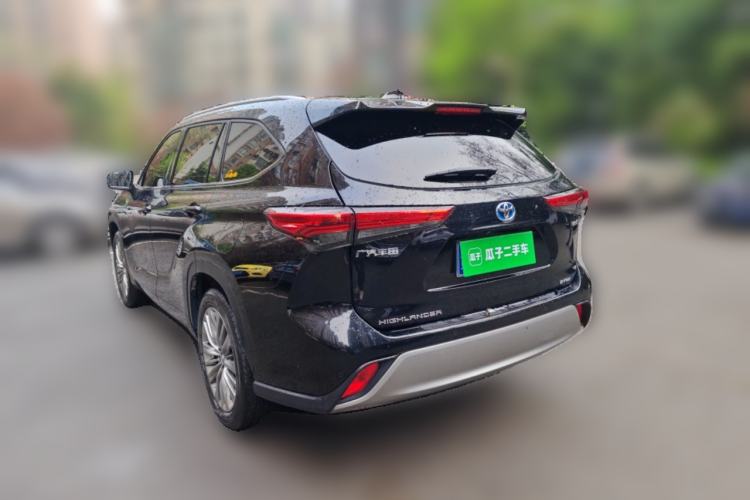 Used Toyota Highlander 2022 Dual-Engine 2.5L Four-Wheel Drive Prestige Version 7 Seats Rear Left 45 Deg