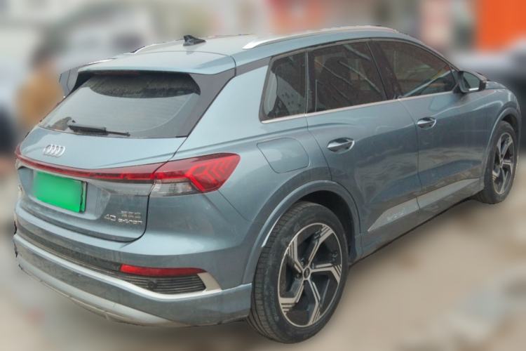 Used Audi Q4 e-tron 2023 50 e-tron quattro Visionary Edition Rear Right 45 Deg