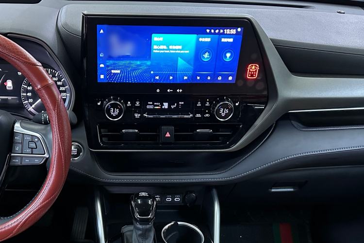 Used Toyota Highlander 2022 380T Four-Wheel Drive Prestige Edition 7-Seater Audio And AC Panel