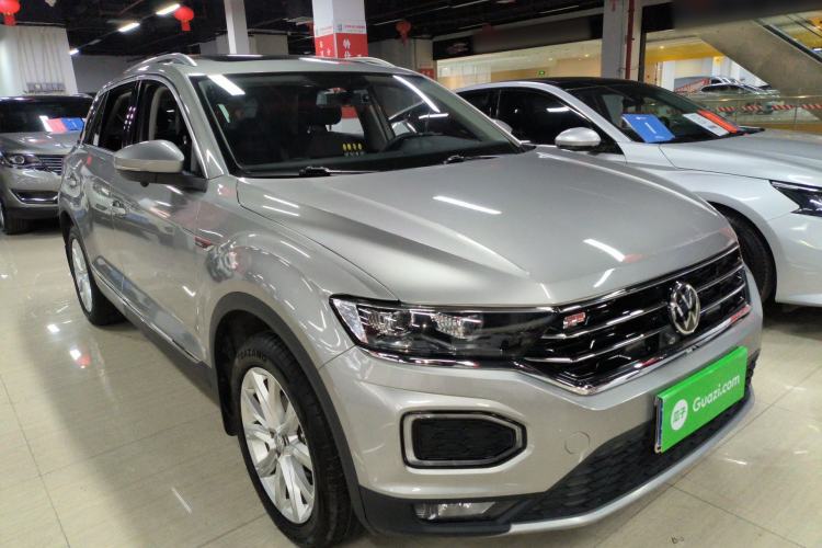 Used Volkswagen T-ROC 2020 230TSI DSG Two-Wheel Drive Advanced Version Front Right 45 Deg