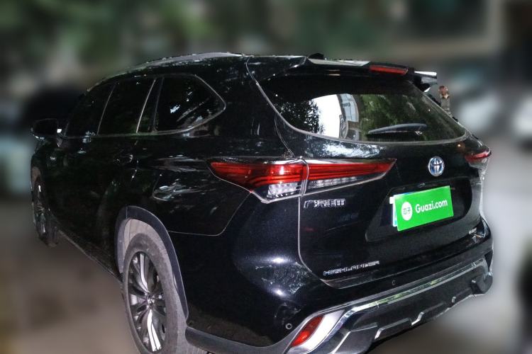 Used Toyota Highlander 2023 2.5L Smart Electric Hybrid Dual-Engine Four-Wheel Drive Prestige Version – 7 Seats Rear Left 45 Deg