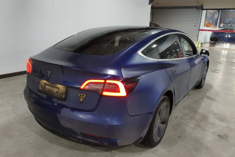 Used Tesla Model 3 2020 Refreshed Version Long-Range Rear-Wheel Drive Rear Right 45 Deg